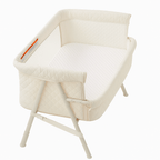 2-in-1 Baby Bassinet with  Auto-Lock Wheels, and Breathable Mesh