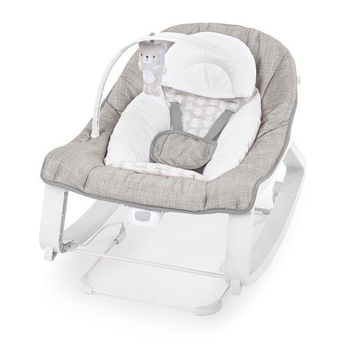 3-in-1 Baby Bouncer, Rocker & Toddler Seat with Vibration and Toy