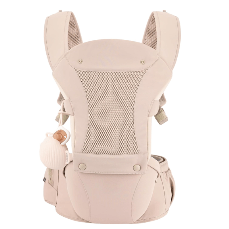 6-in-1 Baby Carrier with Adjustable Waistband, Padded Straps & Bibs