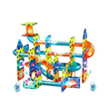 69-Piece Magnetic Marble Run Set with Flash Roll Ball for Kids