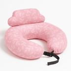 Adjustable Nursing Pillow with C-Shaped Design With Waist Strap