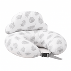 Adjustable Nursing Pillow with C-Shaped Design With Waist Strap