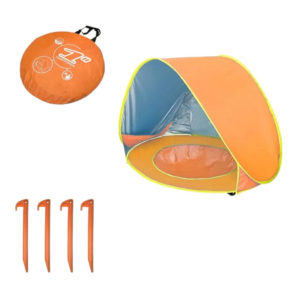 Baby Beach Tent with Mini Pool – Pop-Up Sun Shelter in 3 Colors