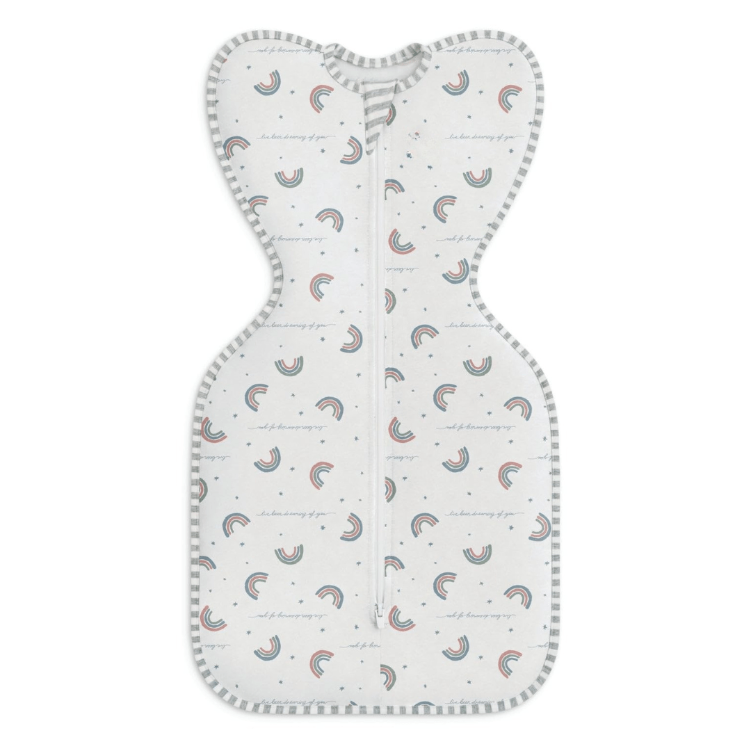 Breathable Cotton Baby Swaddle with Arms-Up Wing Shape