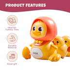 Crawling Duck Toy Music, LED Night Light, Sounds - Magnetic Ducklings