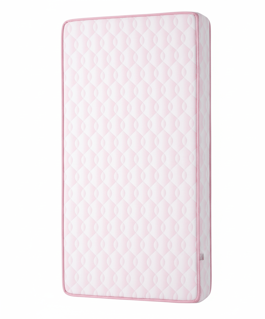 Crib Mattress with 5 Inch Fiber Core And Waterproof Vinyl Cover