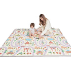 Foldable Thick Baby Play Mat Sensory Foam Floor Mat for Kids 59x71in
