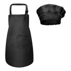 Kids Chef Apron & Hat Set with Pockets for Cooking, Baking & Crafts