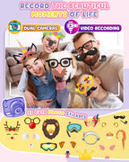 Kids Smart Phone Toy, Dual Camera & MP3 Player, Toddler Learning Games