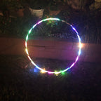 LED Hula Hoop with Adjustable Size and Multicolor Glow from 23" to 35"