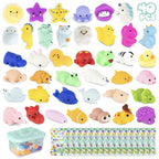 Mochi Squishy Toys – Soft Mini Squeeze Animals Pack in Individual Bags