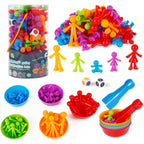 Montessori Counting & Sorting Game Set for Kids 3-5