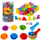 Montessori Counting & Sorting Game Set for Kids 3-5