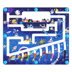 Montessori Magnetic Color & Number Maze Board, Ages 3–6