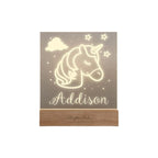 Personalized Baby Night Light with Name, LED Nursery Lamp