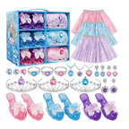 Princess Dress Up: Heels, Tiaras, Skirts, Jewelry, Case, 3–7 Years