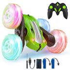 RC Stunt Truck 360° Spin – 2.4GHz Remote, LED Wheels, Dual Battery