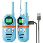 Rechargeable Walkie Talkies for Kids 48H Battery, 8 Channels, 3-Mile Range