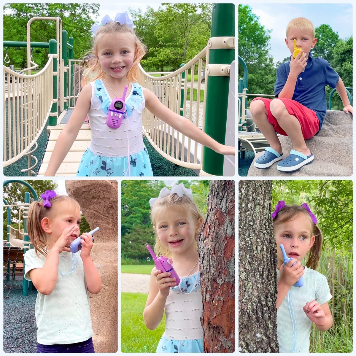 Rechargeable Walkie Talkies for Kids, 48H Battery, Long Range, Outdoor