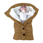 Soft Polar Baby Wrap with Easy-Open Button, 29.5x13.8 Inch