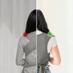 Stretchy Baby Wrap Carrier Ergonomic Fabric, M Position Support