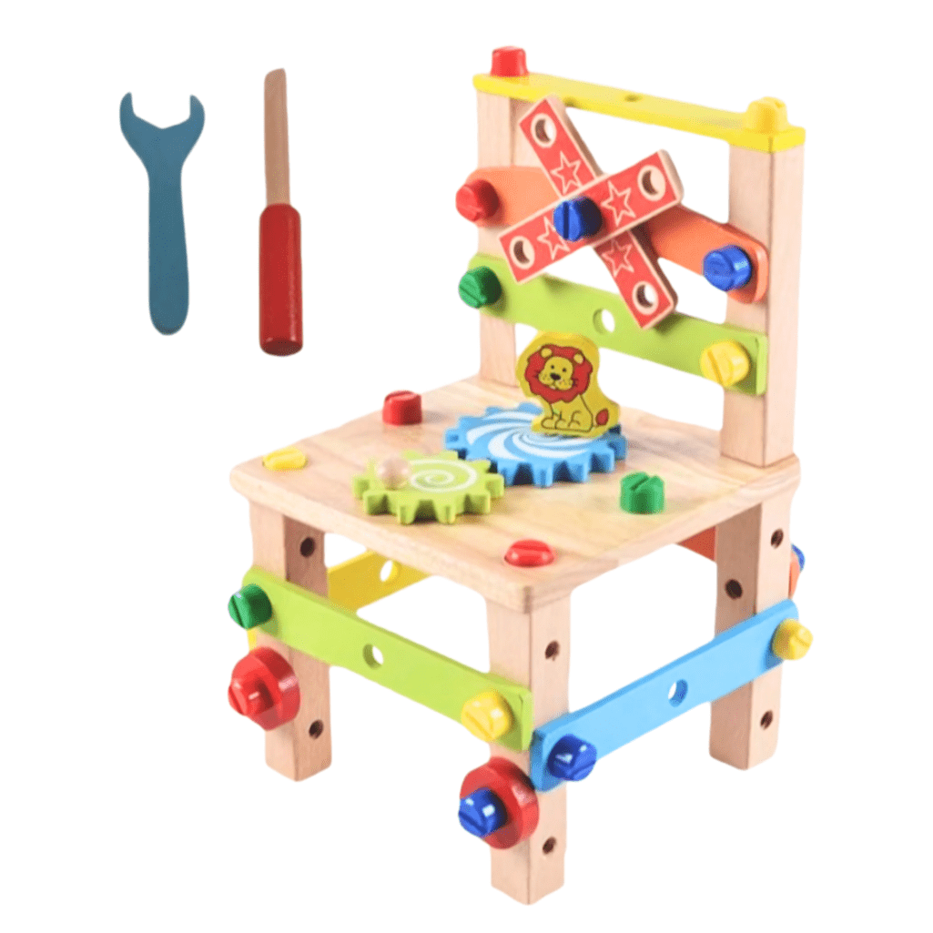 Wooden Assembly Chair – Hands-On Construction & Development Toy