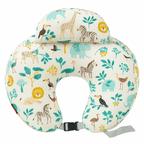 Wraparound Nursing Pillow with Safety Edge And Adjustable Strap